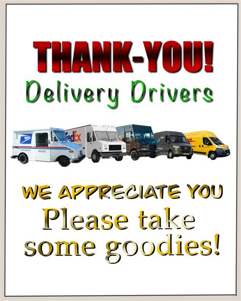 Delivery drivers working at night