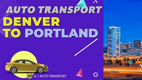 Denver to Portland car