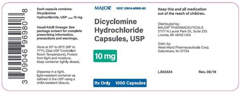 Benefits of Dicyclomine 10mg