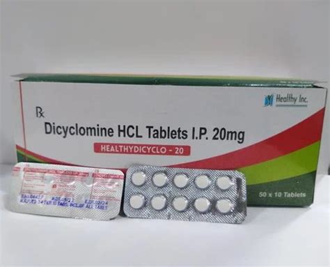 Dicyclomine 20mg Tablets