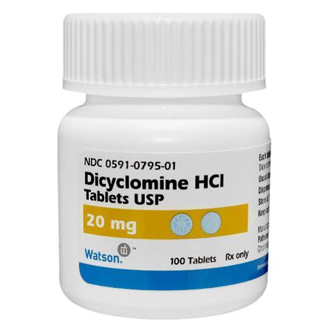 Dicyclomine dosage