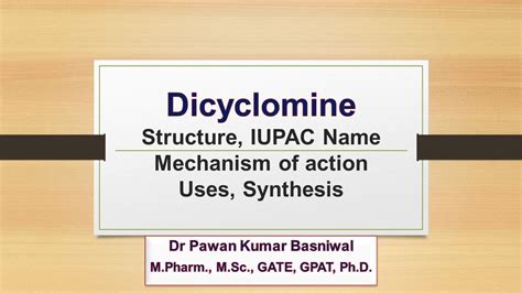Dicyclomine Mechanism