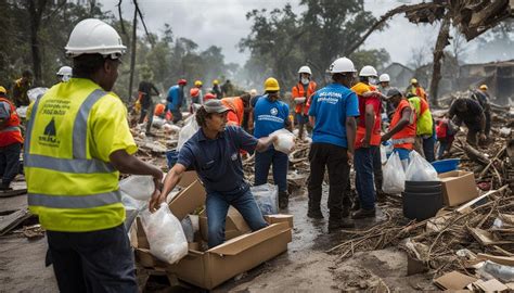 Disaster relief and recovery