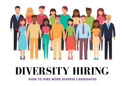 Diversity in hiring