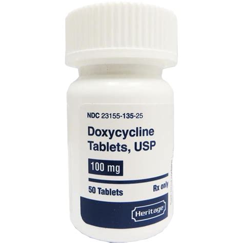 Doxycycline Monohydrate 100mg Interactions