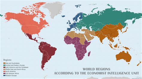Economic Regions Map
