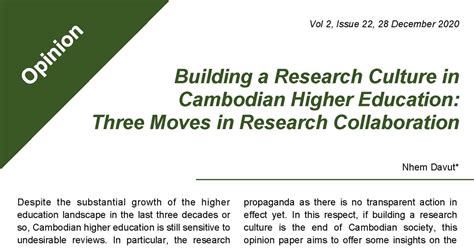 Education and Research