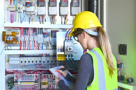 Electrical inspector at work