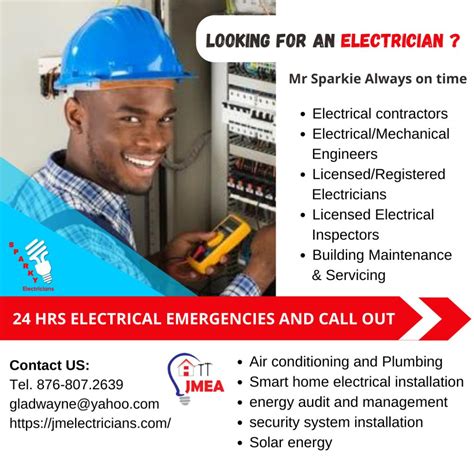 Electrician at work
