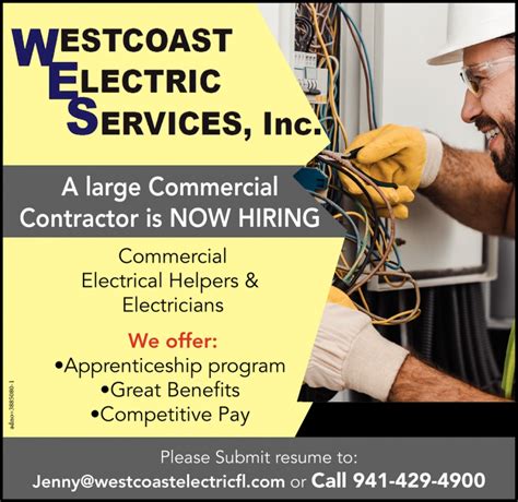 Electrician working on a construction site