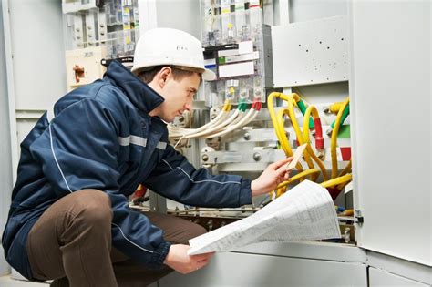 Electricians networking at a conference