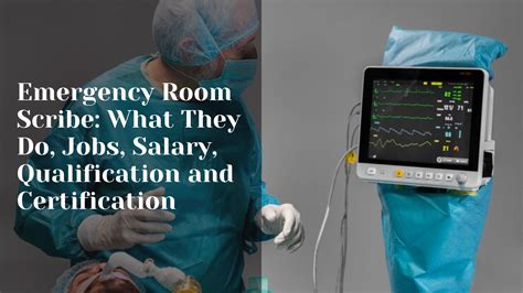 Emergency room scribe working alongside a physician