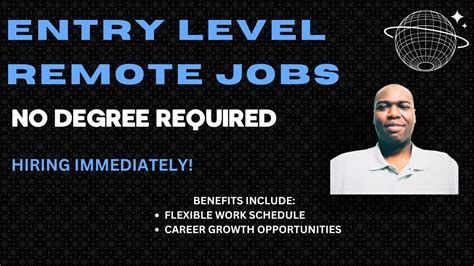 Entry Level Jobs No Experience Required