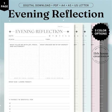 Evening reflection