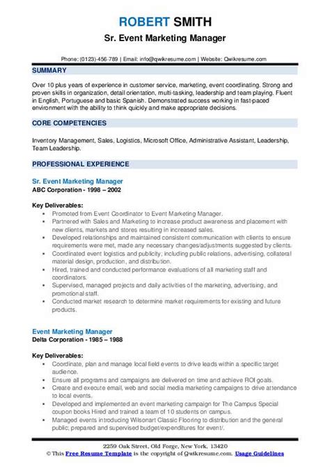Event Marketing Manager