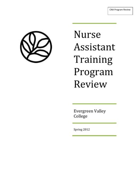 Evergreen Valley College CNA Program