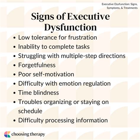 CBT for Executive Dysfunction