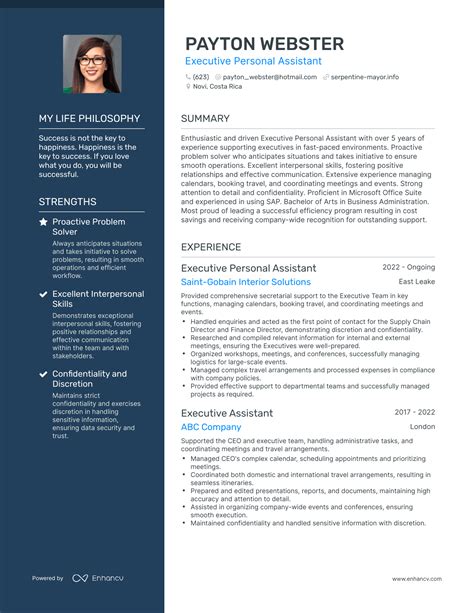 Executive Personal Assistant