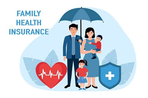 Family discussing health insurance options