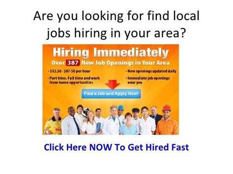 How to find local employment opportunities