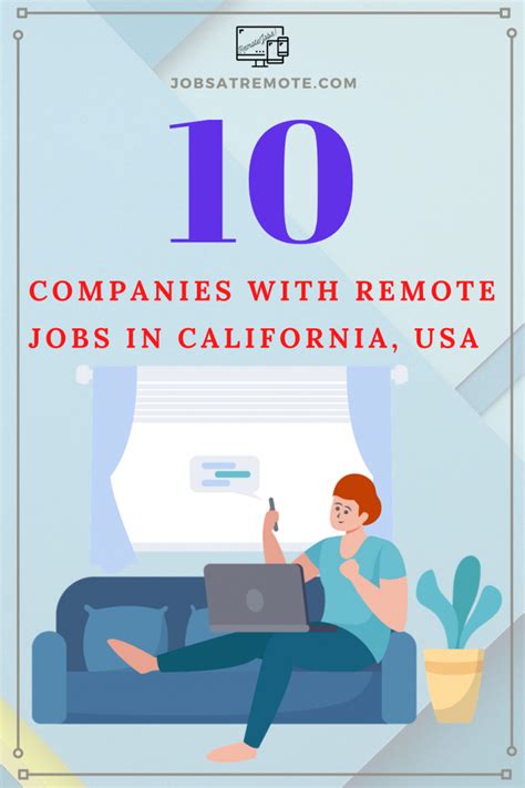 Find remote jobs in California