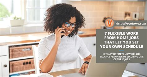 Flexible Work From Home Jobs With Hourly Freedom