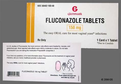 Fluconazole 150 mg side effects
