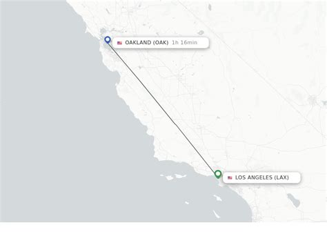 Flying from Oakland to LA