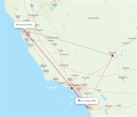 Flying from San Diego to Oakland