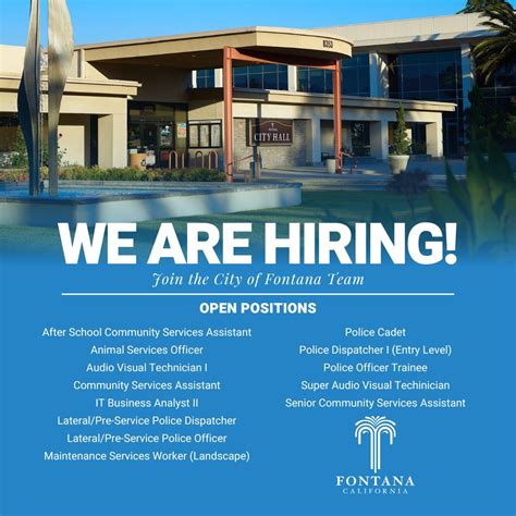 Fontana Jobs Hiring Now