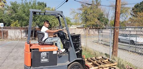 Forklift operator in San Bernardino