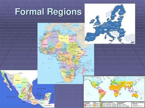 Formal Regions Map