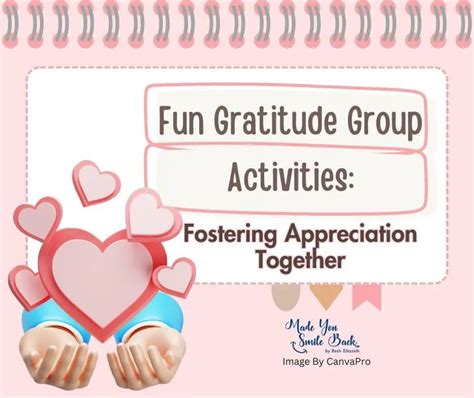 Fostering gratitude and appreciation