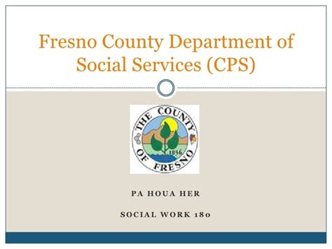 Fresno County Social Services Department