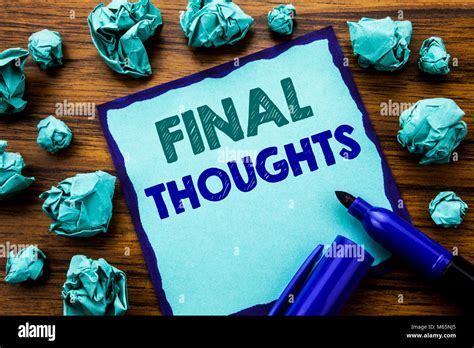 FT Final Thoughts