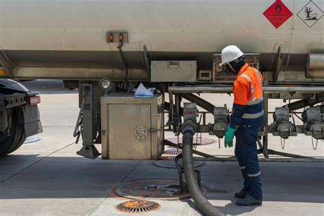 Fuel tanker driver