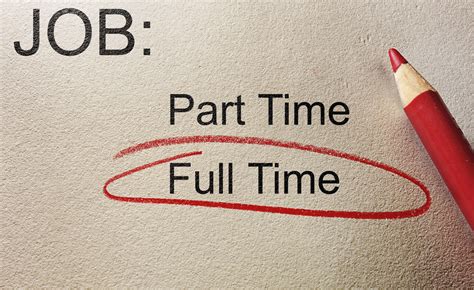 Full-time job benefits