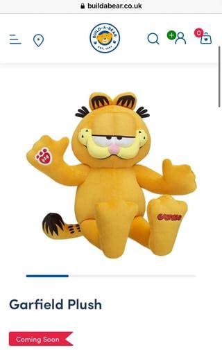 Garfield Build-A-Bear