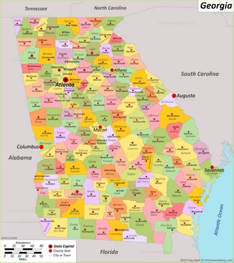 Georgia Cities Time Zone