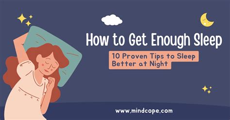 Getting enough sleep