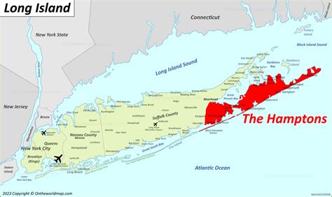 Hamptons Map