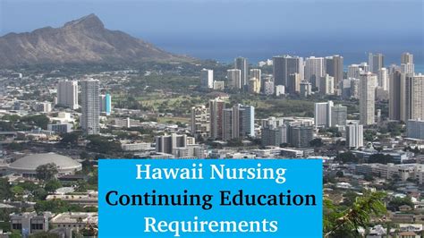 Hawaii nursing continuing education