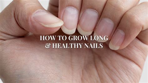 Promoting healthy nail growth requires a balanced diet and proper nail care