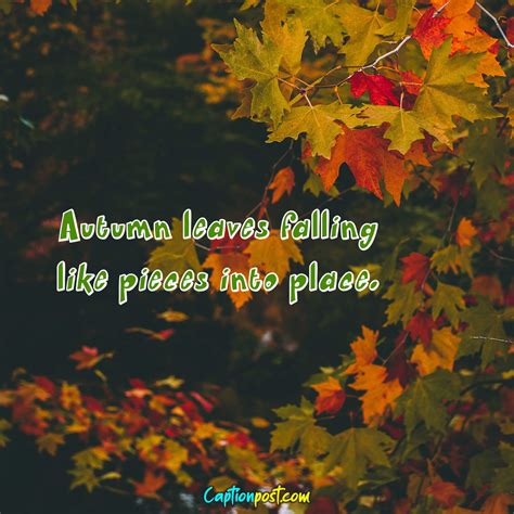Heartfelt Fall Captions
