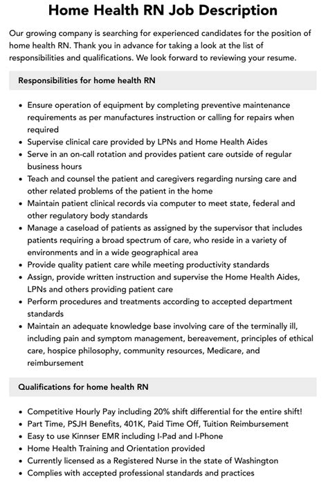 Home Health RN at Bayada Home Health Care