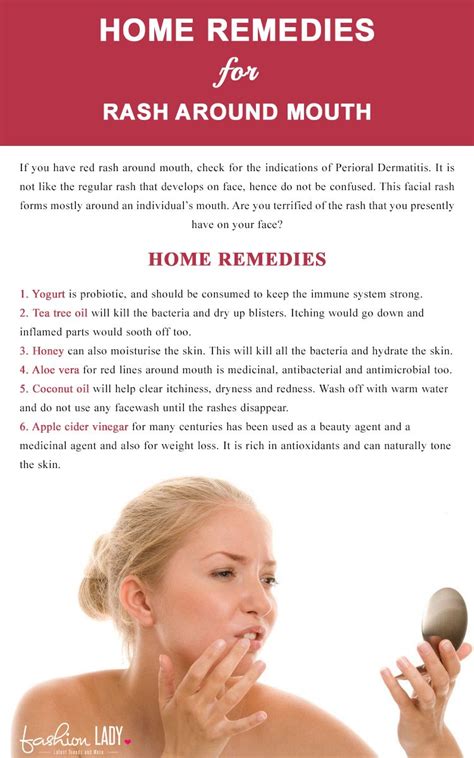 Home remedies for rash around mouth