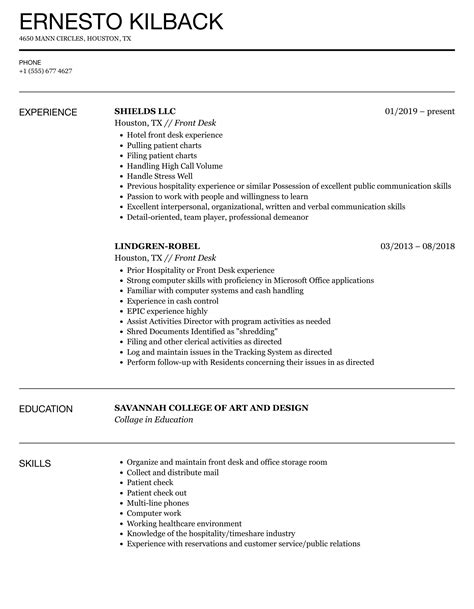 How to Apply for Front Desk Jobs