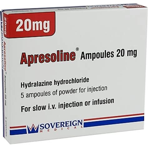 Hydralazine nausea