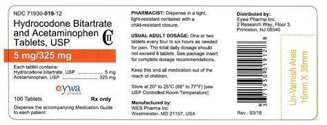 Precauciones del Hydrocodone Acetaminophen 5-325