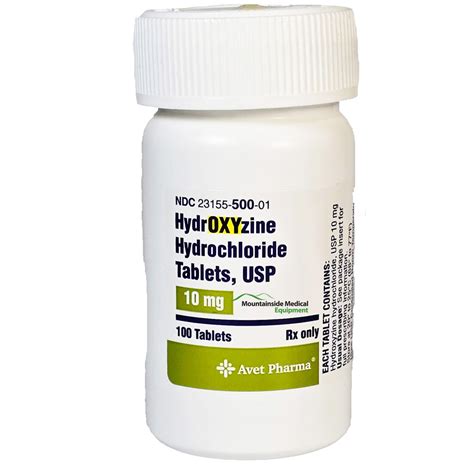Hydroxyzine Hcl 10mg interactions